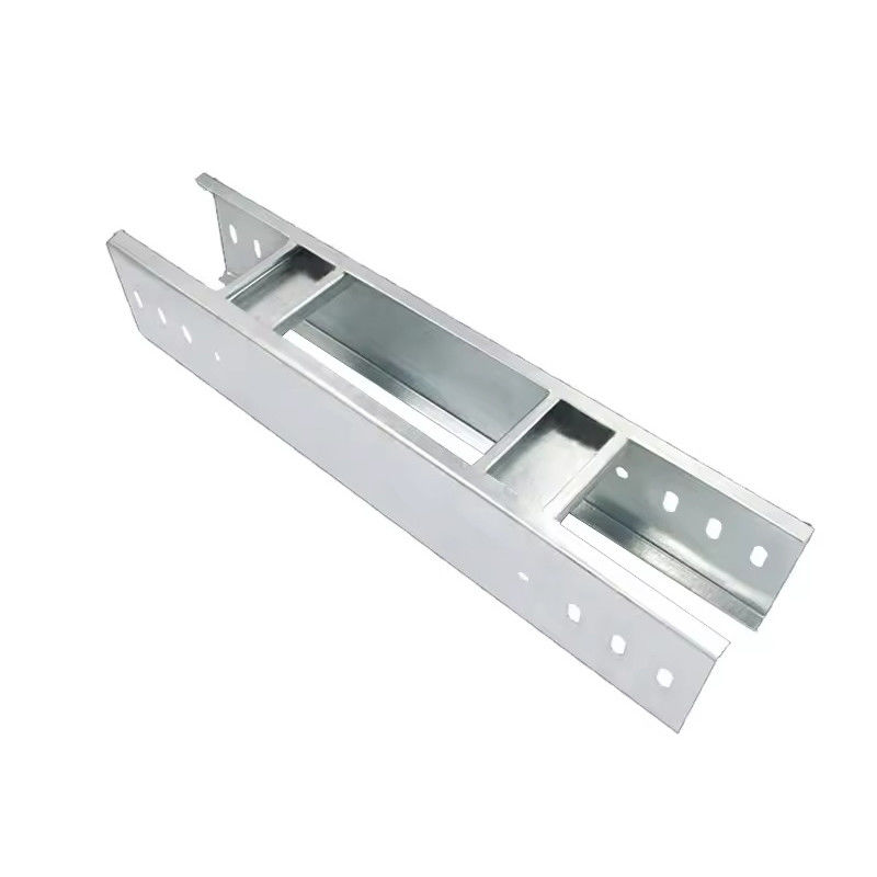 Verzinkte Stahlkabelleiter-Tray Custom Silber Finish Kabel-Tray für Organisation