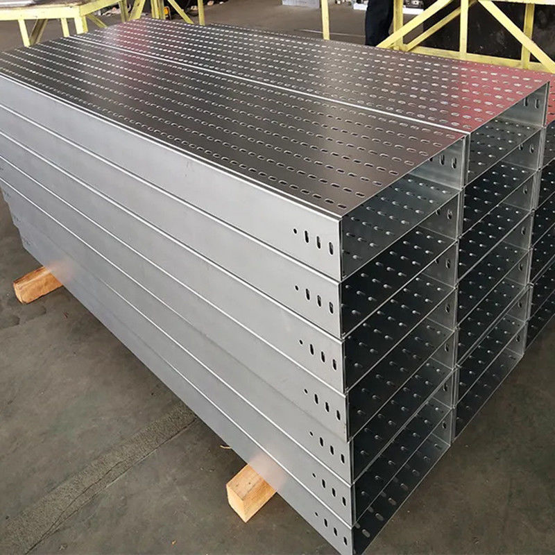 Hot Dip Galvanized Bridge Tray für Innen-Außenkabelorganisation