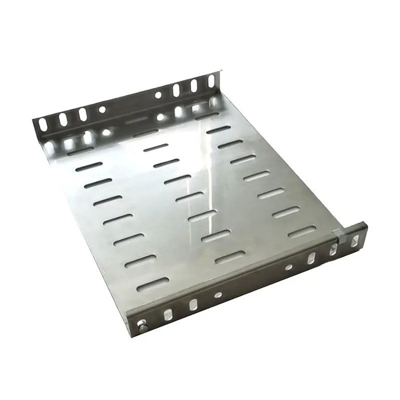 Ausgezeichnete Belüftung Edelstahlkabelschacht 1,2 mm-2,5 mm Einfache Installation Silberfarbe