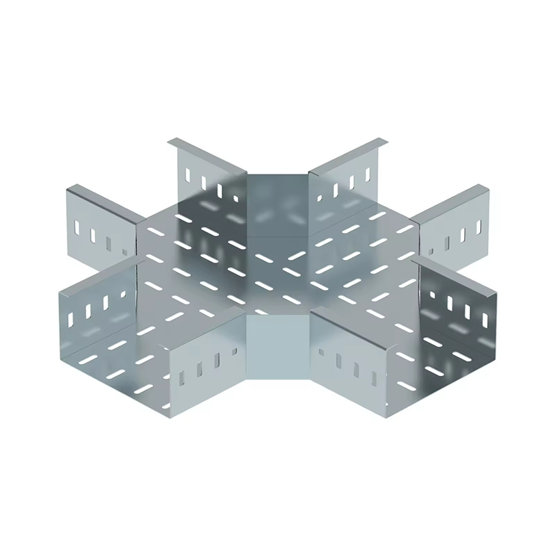 Verzinkte Kabelrinne mit geschlossenem & perforiertem Boden für Wand- und Bodenmontage